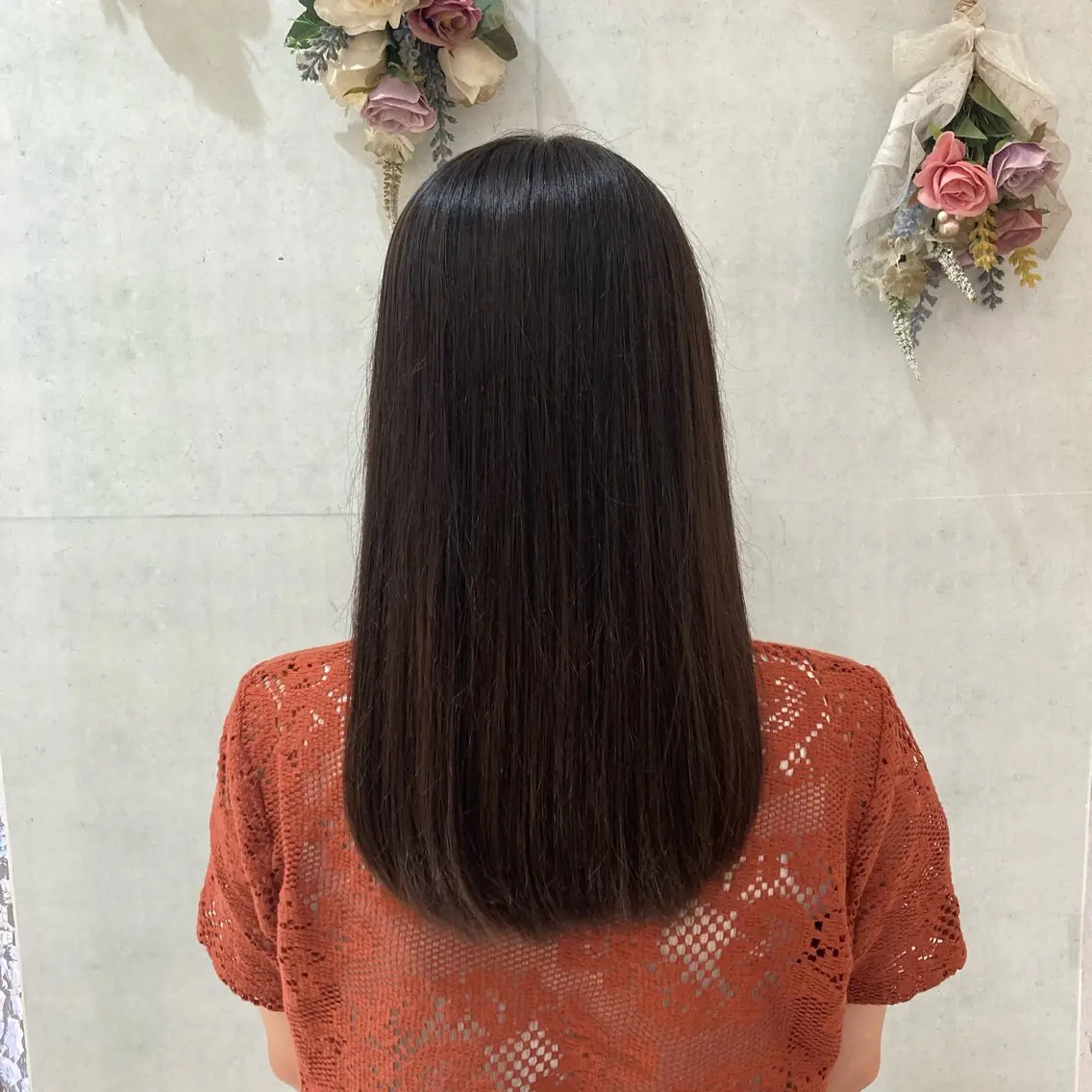 ミディアム ブリーチなしダブルカ ラー🎀透明感/AOのヘアスタイル