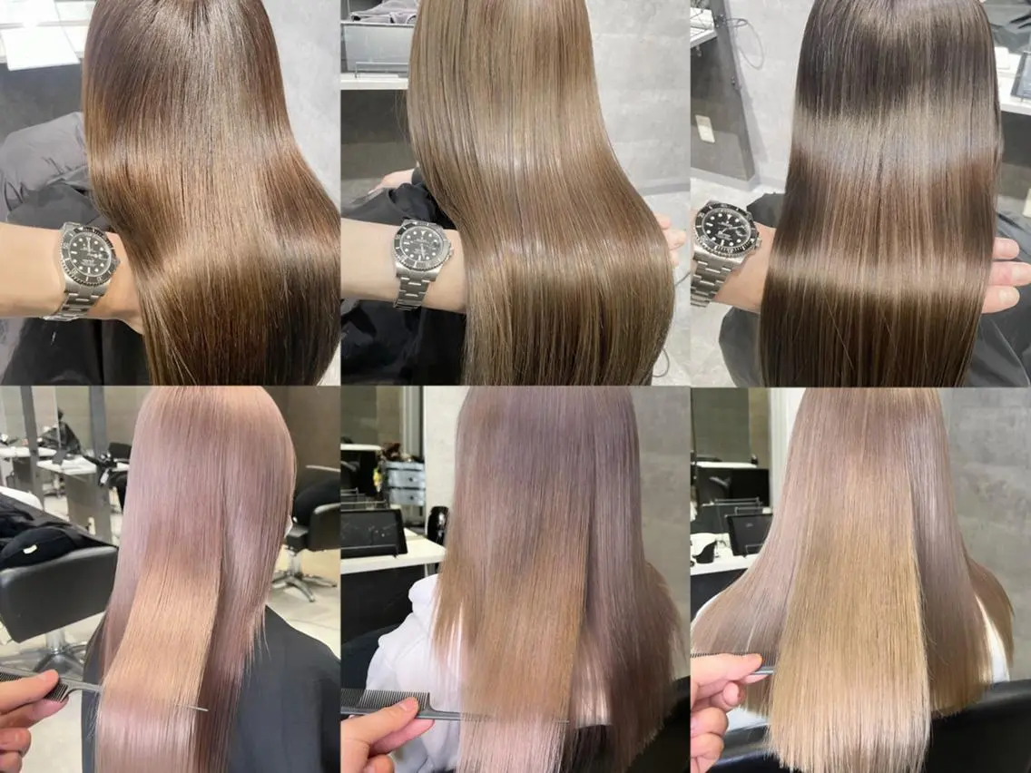 ロング 外国人風カラー ハイライト 髪質改善 似合わせカット トリートメント カット ヘアカラー BUCKS【天王寺】 バックス【駅30秒】のヘアスタイル