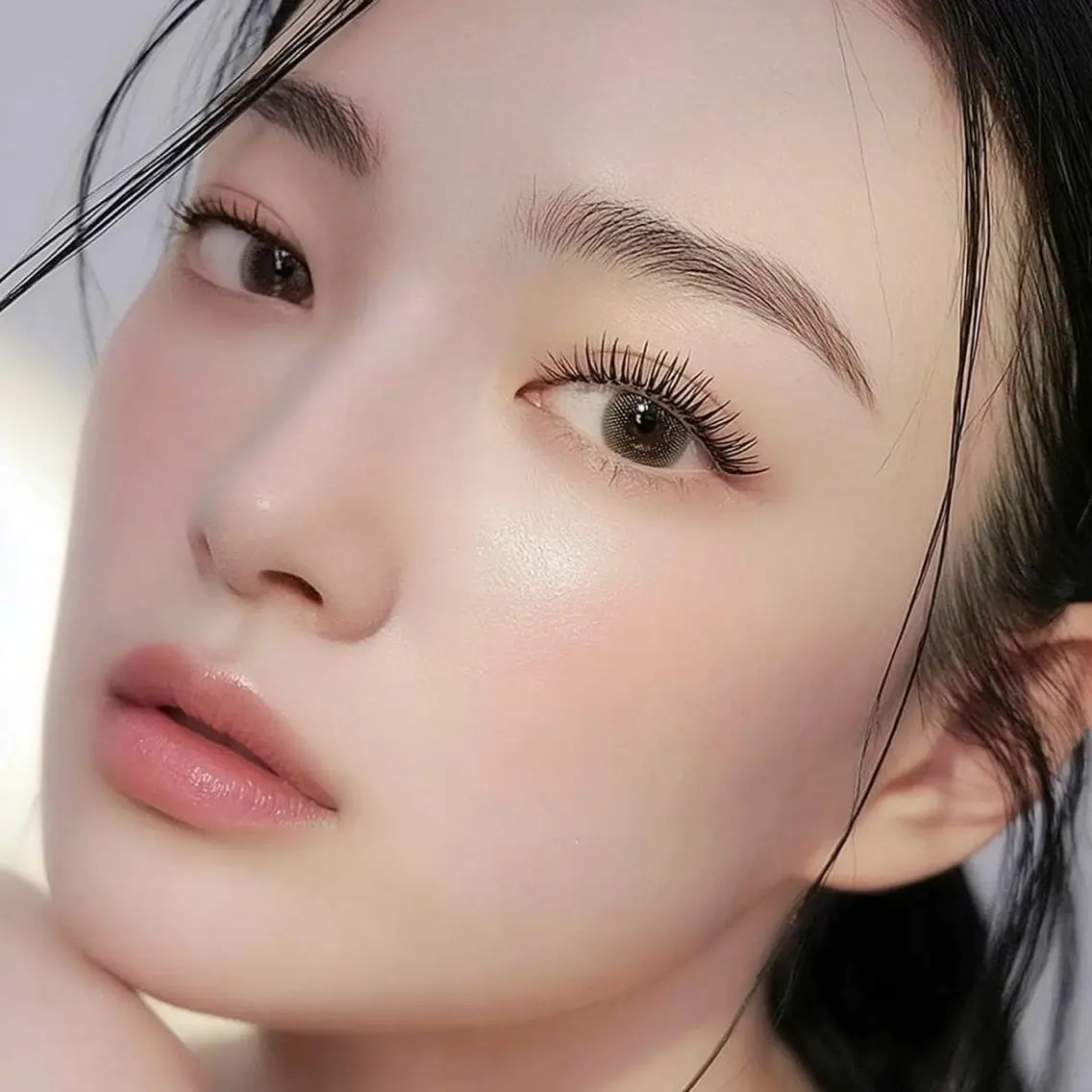 マツエク・マツパ 束感まつ毛 フラットラッシュ 韓国風マツエク パリジェンヌラッシュリフト 一重×まつ毛パーマ 韓国風束感まつげ 天王寺rio✩.*˚のマツエク・マツパデザイン