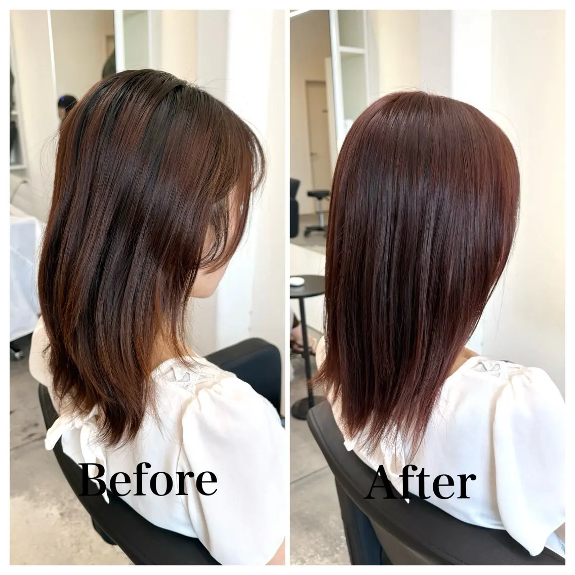 ミディアム ミディアムパーマ ボブ 韓国風ヘア ウルフカット 古賀 雄大のヘアスタイル