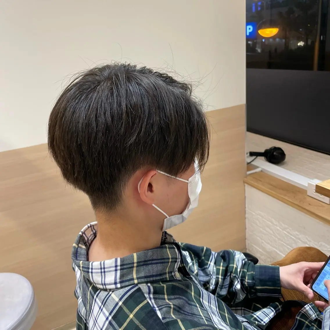 メンズ メンズ韓国風 韓国マッシュ マッシュ ともや 髪質改善縮毛矯正のヘアスタイル