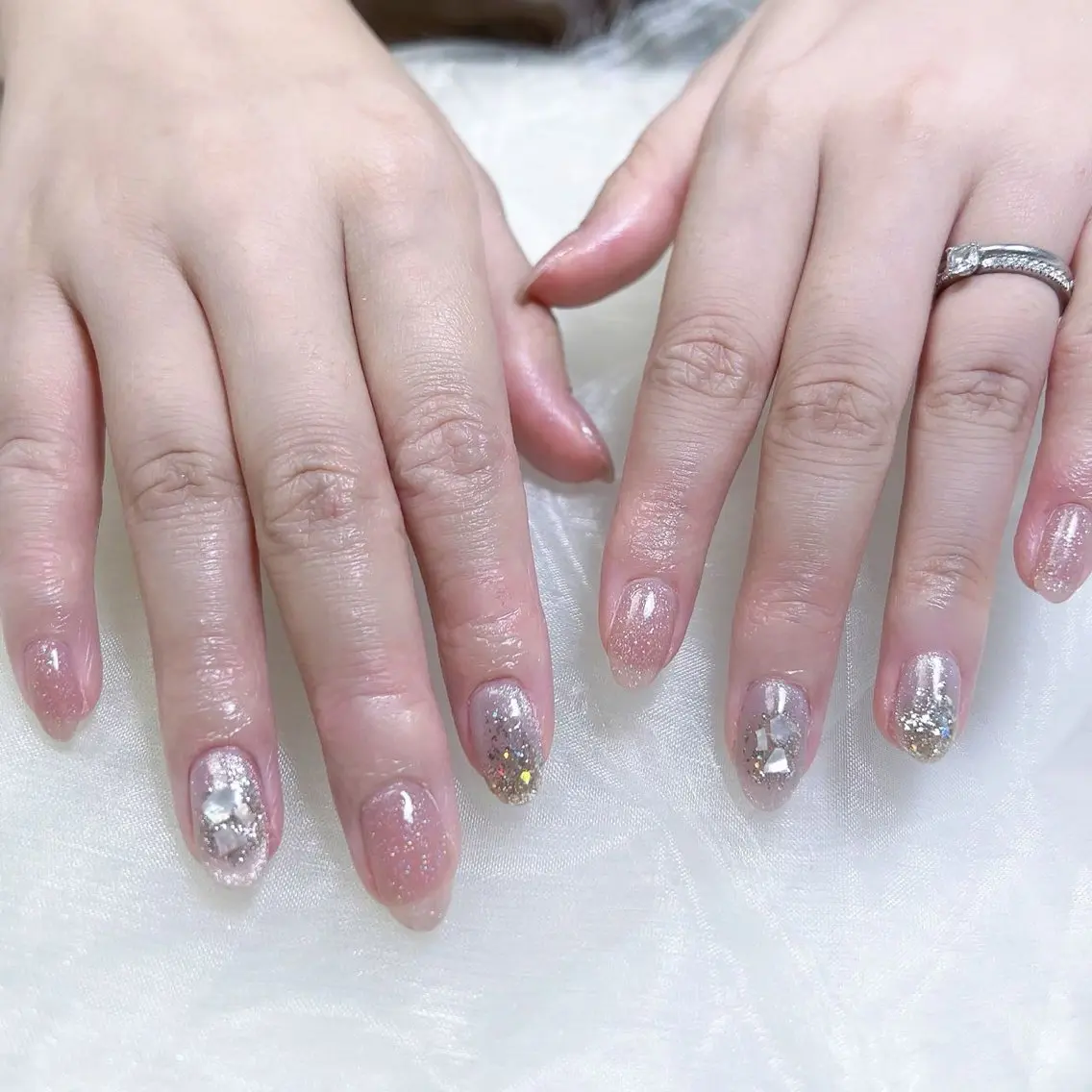 メンズ ネイル 持ち込み ハンドネイル Nail salon 木にいるのネイルデザイン