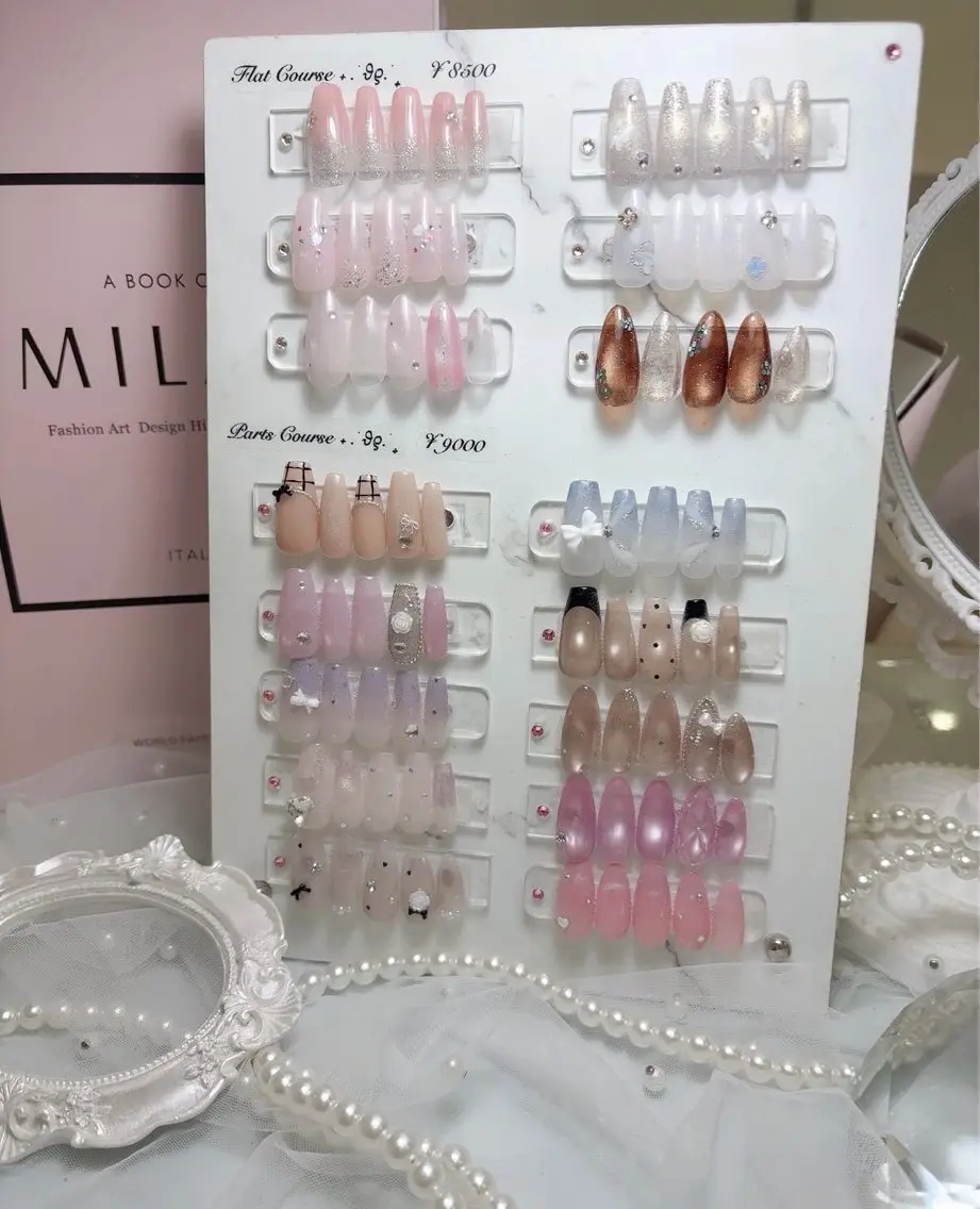 ネイル アートネイル エルバイノリコ三原 パラジェル取り扱い店のネイルデザイン