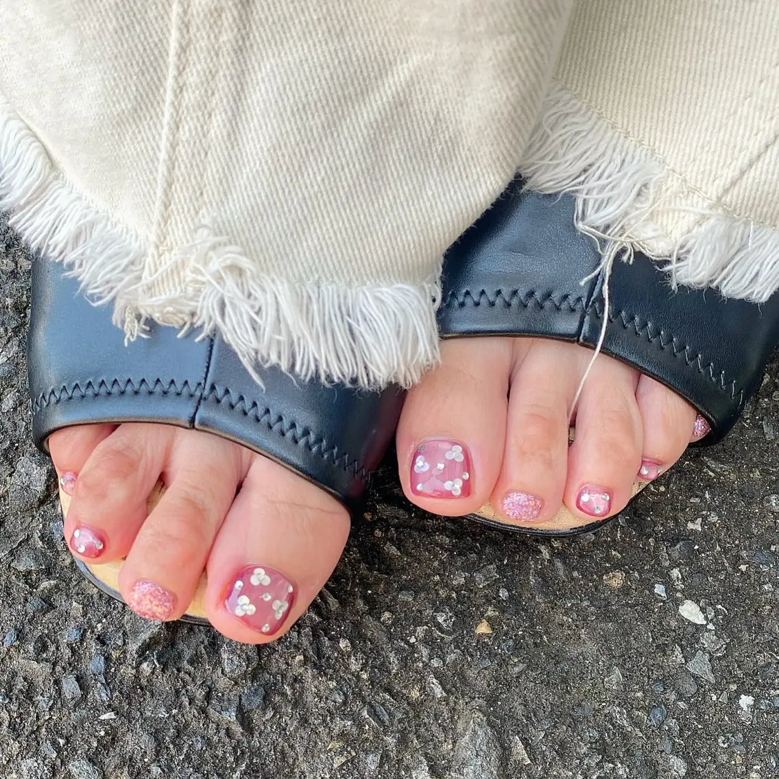 ネイル フットネイル 夏ネイル フットネイル Salon Ｋのネイルデザイン