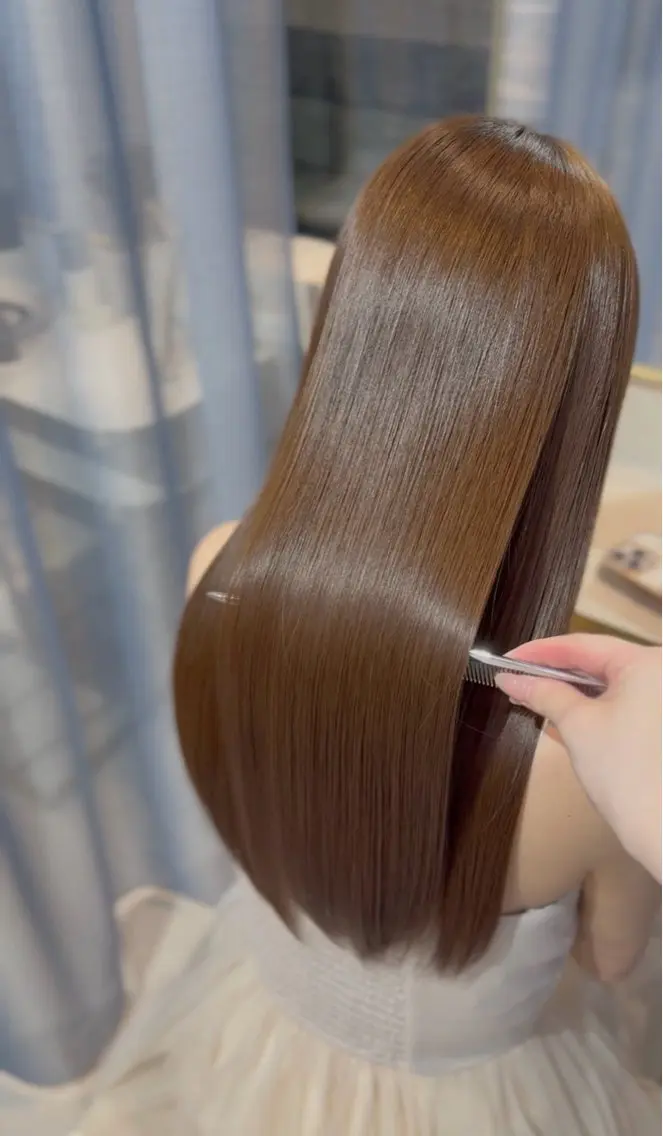 ロング 髪質改善 トリートメント HALO treatmentのヘアスタイル
