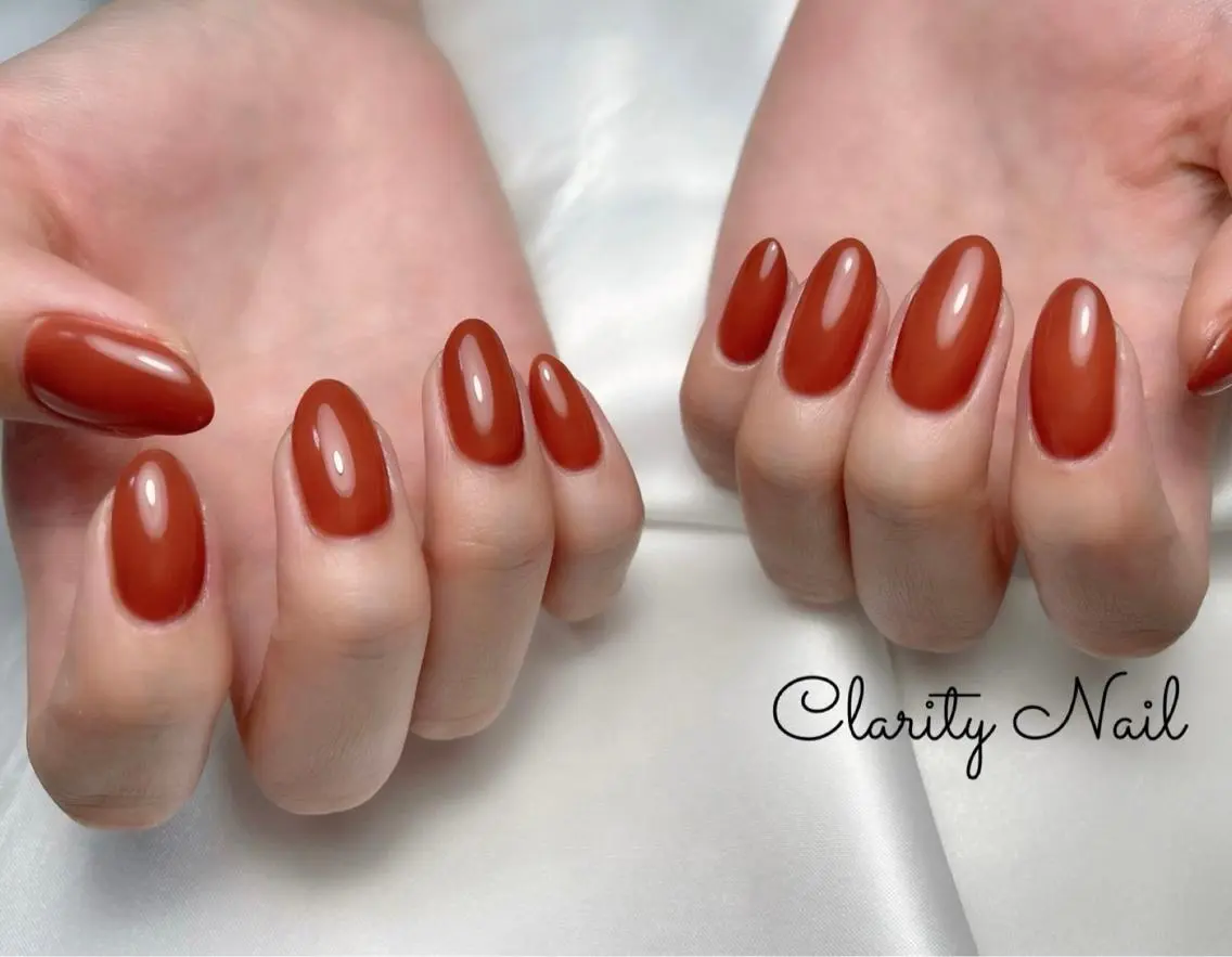 ネイル ワンカラーネイル ハンドネイル Clarity Nailのネイルデザイン