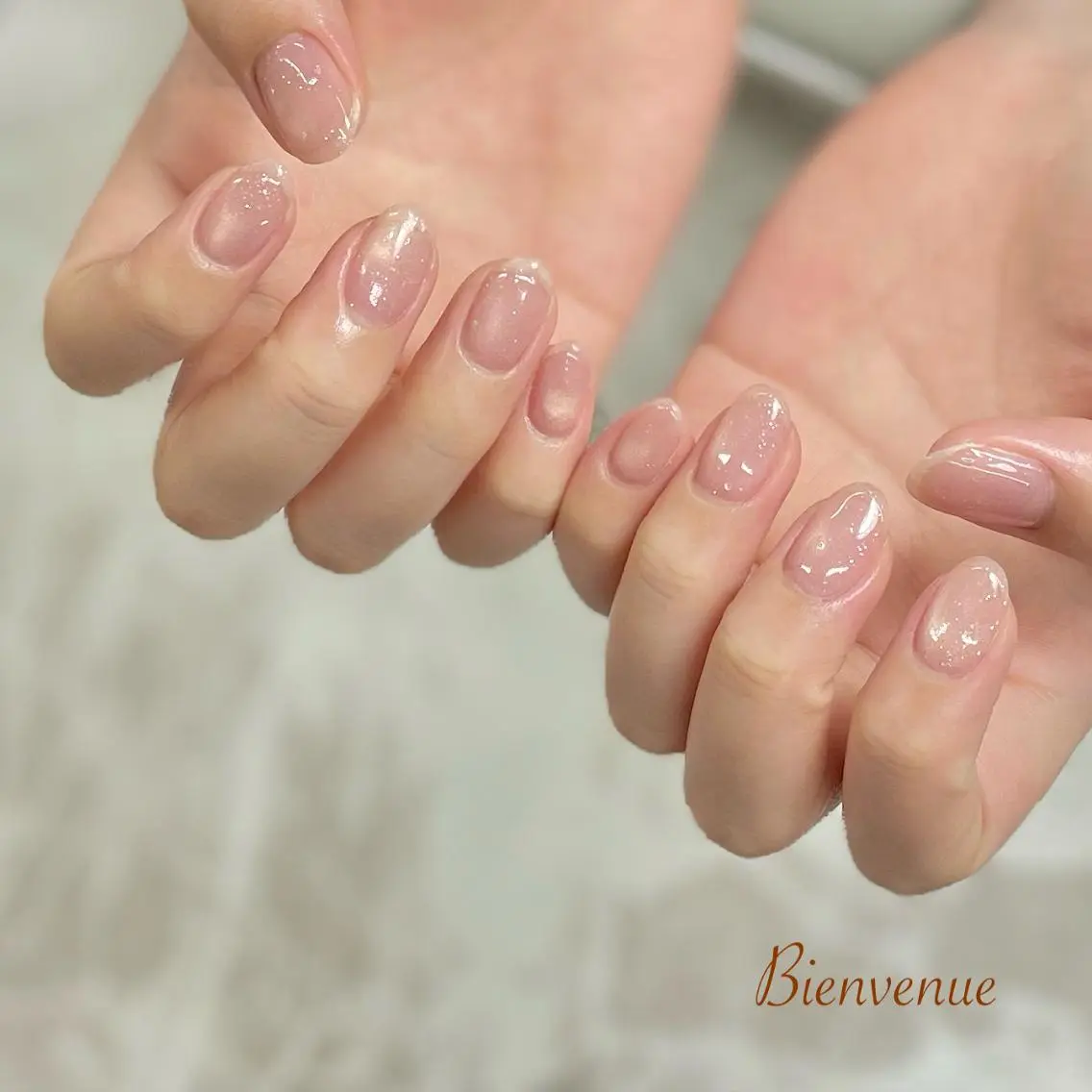 ネイル シンプルネイル Bienvenue 三原のネイルデザイン