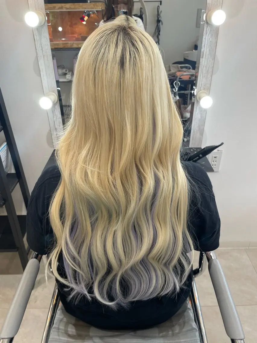 エクステ サカイ シホのヘアスタイル