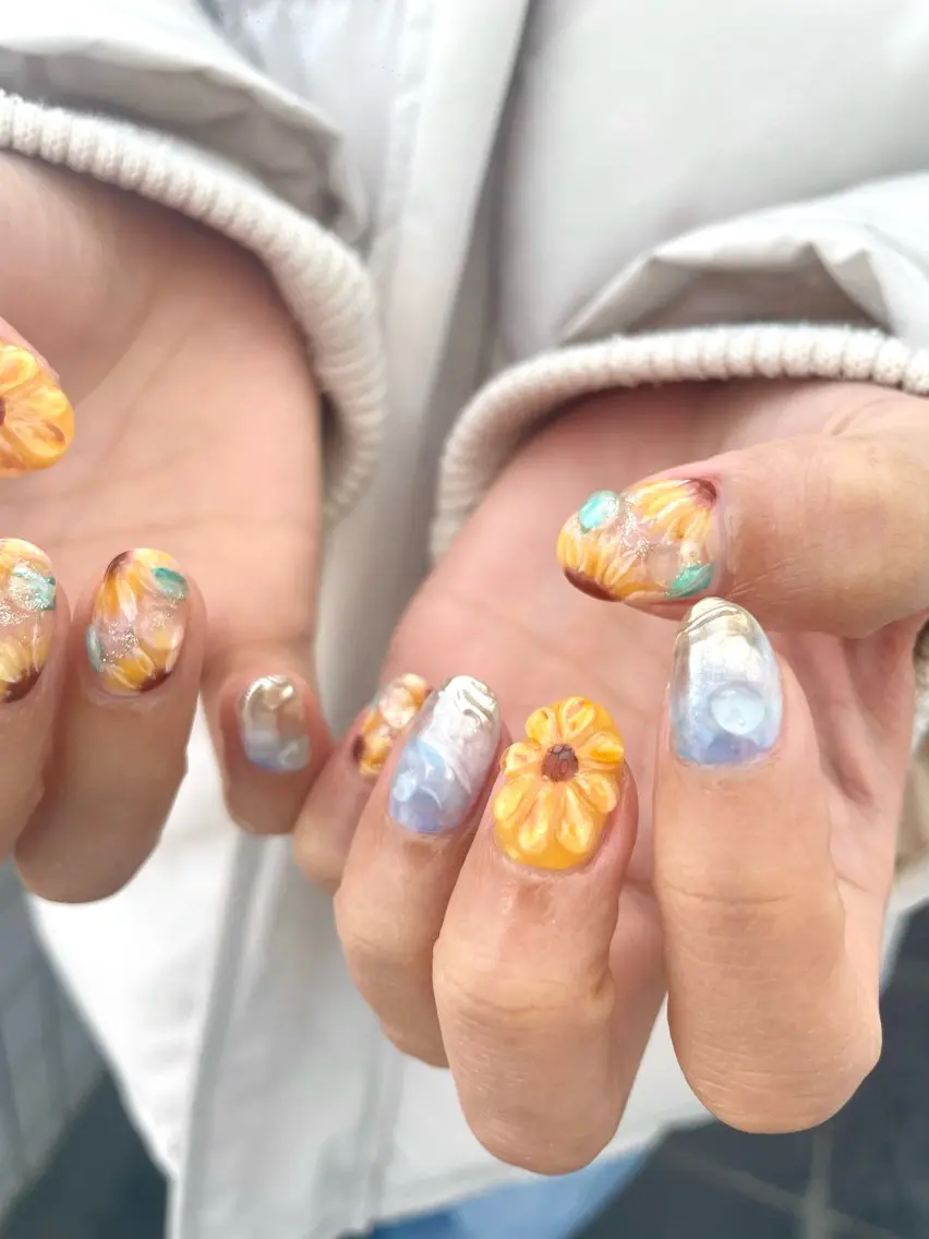 ネイル ハンドネイル Nail ヌシん家 AKANEのネイルデザイン
