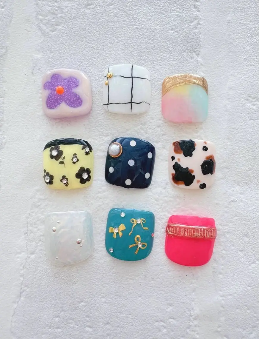 💅フット定額親指アート(オフ+1100円)の写真