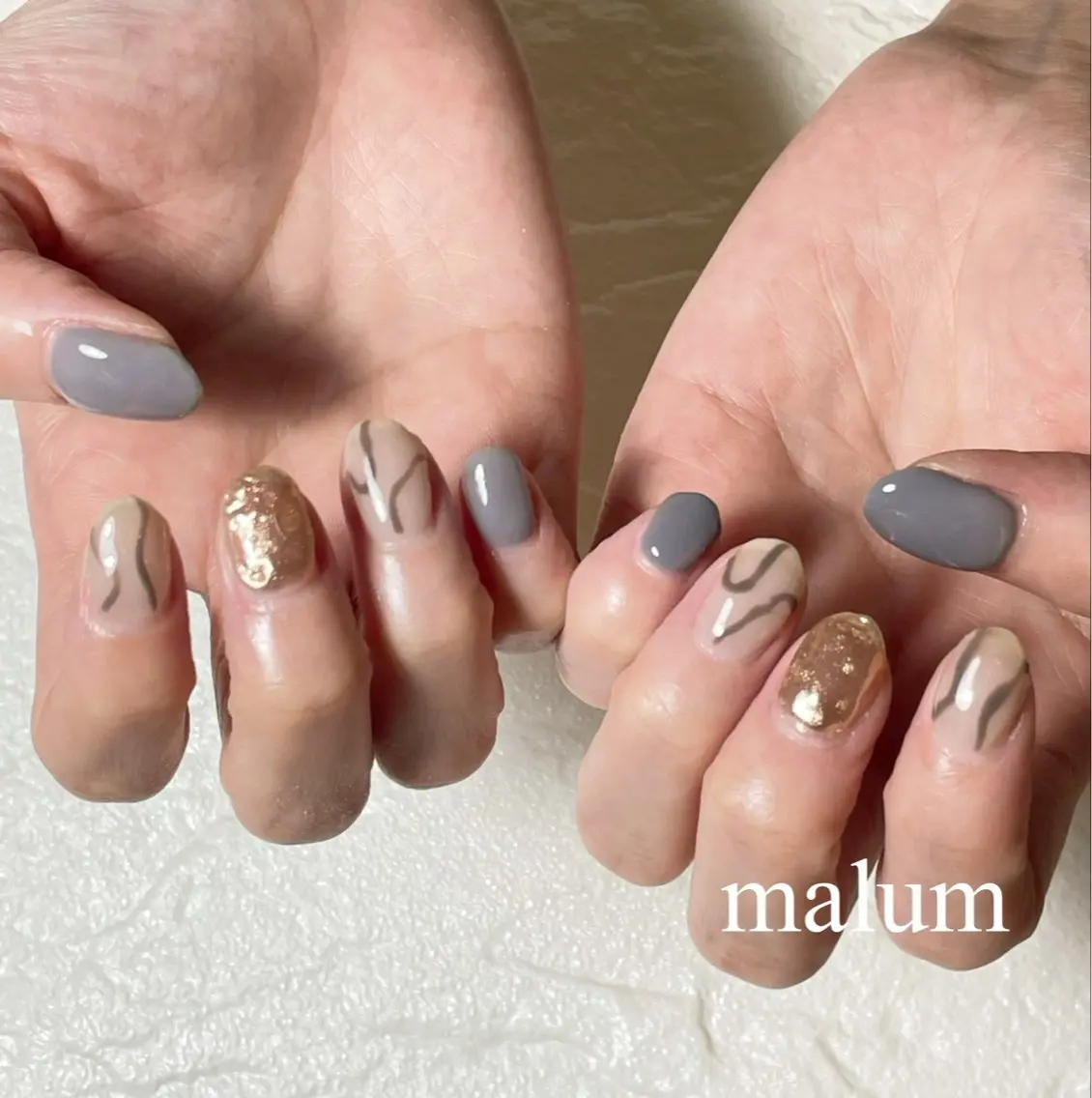 ネイル ハンドネイル malum nailのネイルデザイン