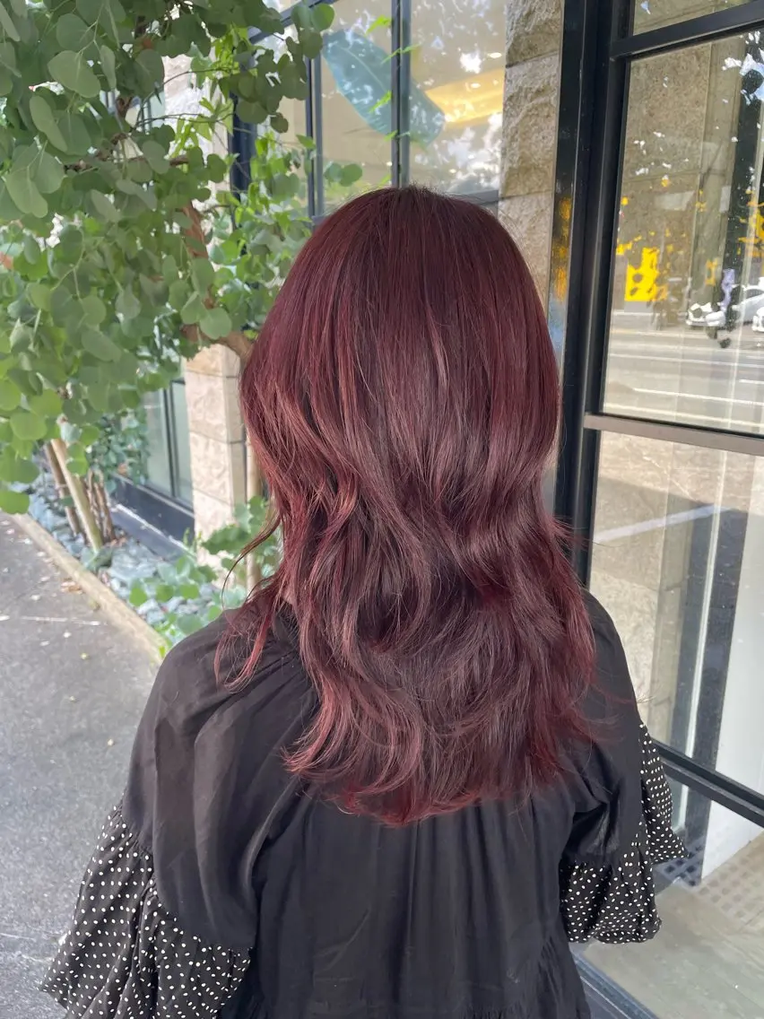 ロング ウルフカット 田中 あかりのヘアスタイル