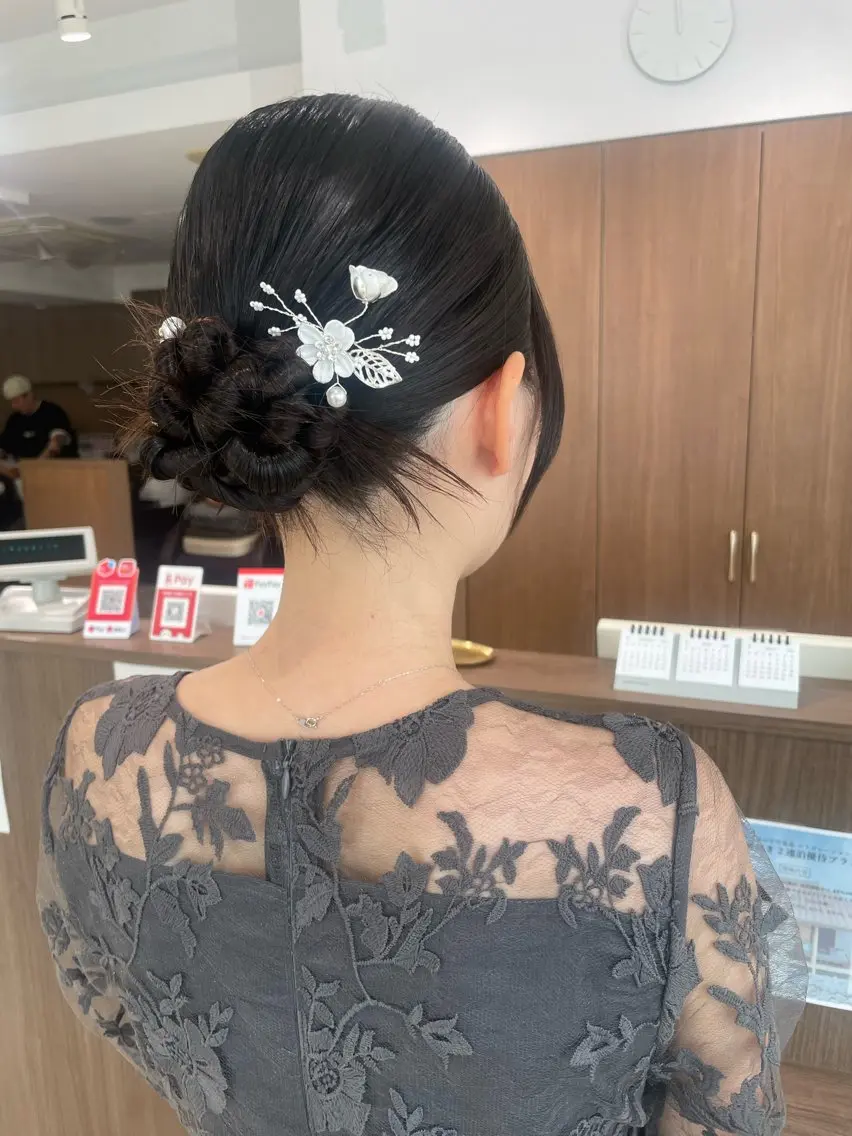 ヘアアレンジ ヘアセット 店長福島成美/髪質 改善縮毛矯正/カラーのヘアスタイル