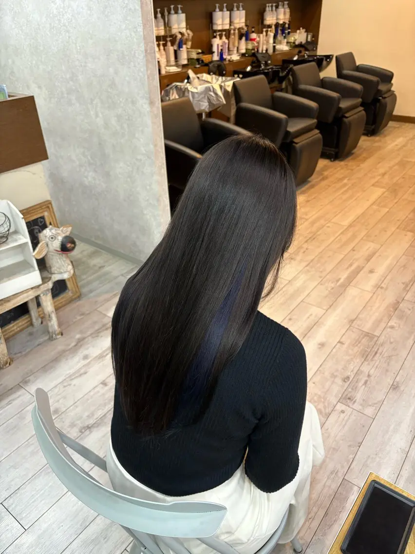 ロング カラー なぎは/似合わせ・ ナチュラルカラーのヘアスタイル