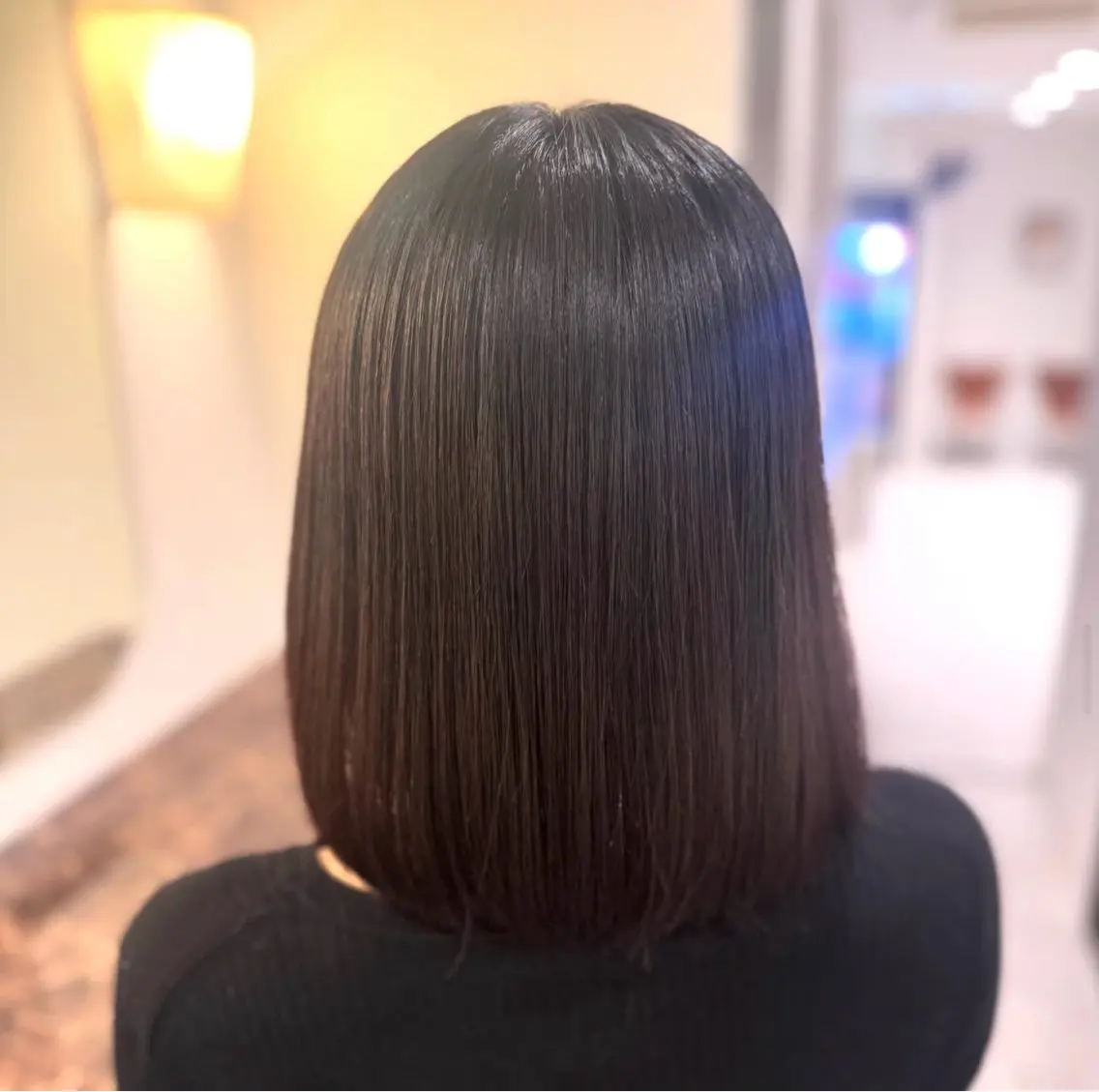ミディアム パーマ 縮毛矯正 縮毛矯正 Ako  カット・ 縮毛矯正モデル募集のヘアスタイル