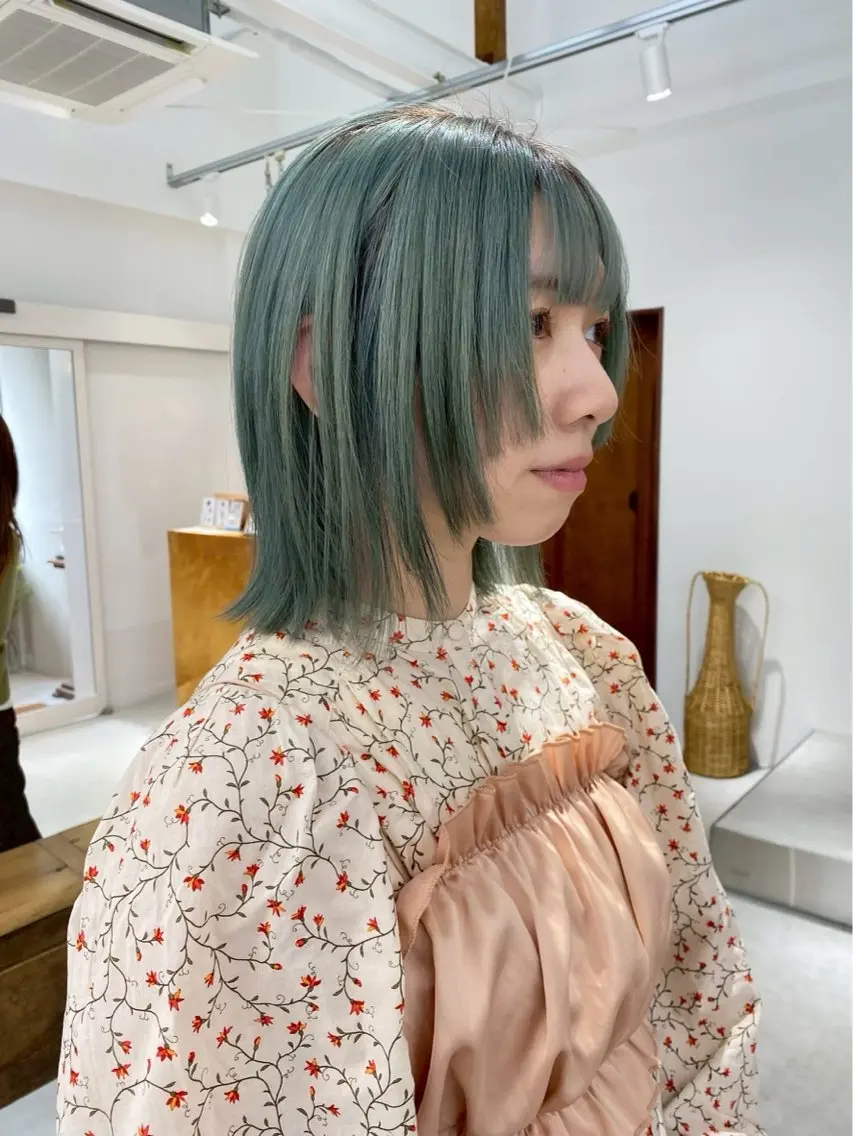 🌻ブリーチリタッチ＋全体明るめカラーの写真
