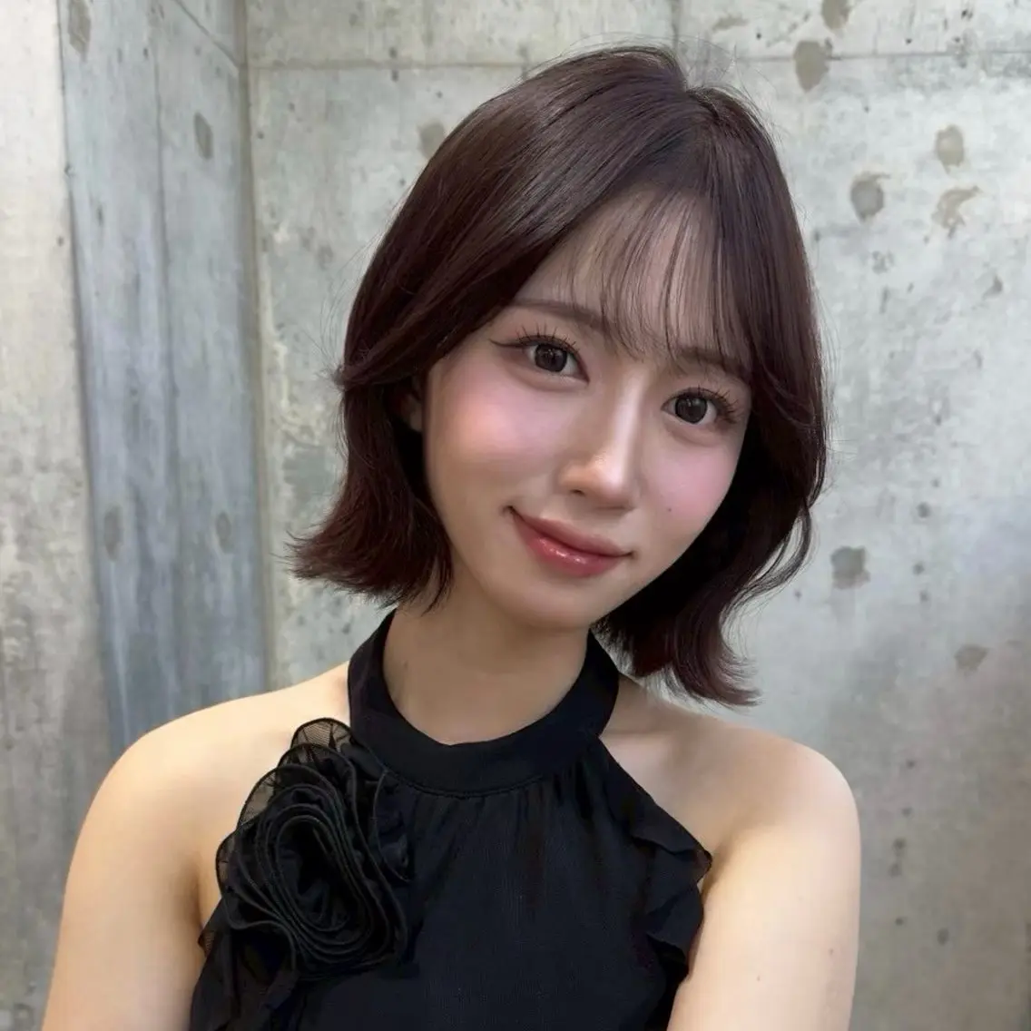 ミディアム ボブ 新宿/ローレイヤー/ kurea🎀のヘアスタイル