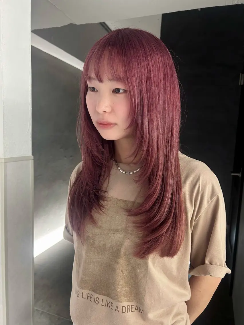 カラー ヘアカラー ️🧬akari🧬 ハイトーン/レイヤーのヘアスタイル