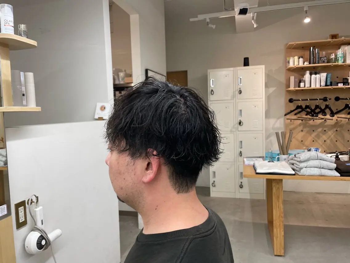 パーマ メンズ メンズパーマ 波巻きパーマ 平川大起 /西千葉駅のヘアスタイル