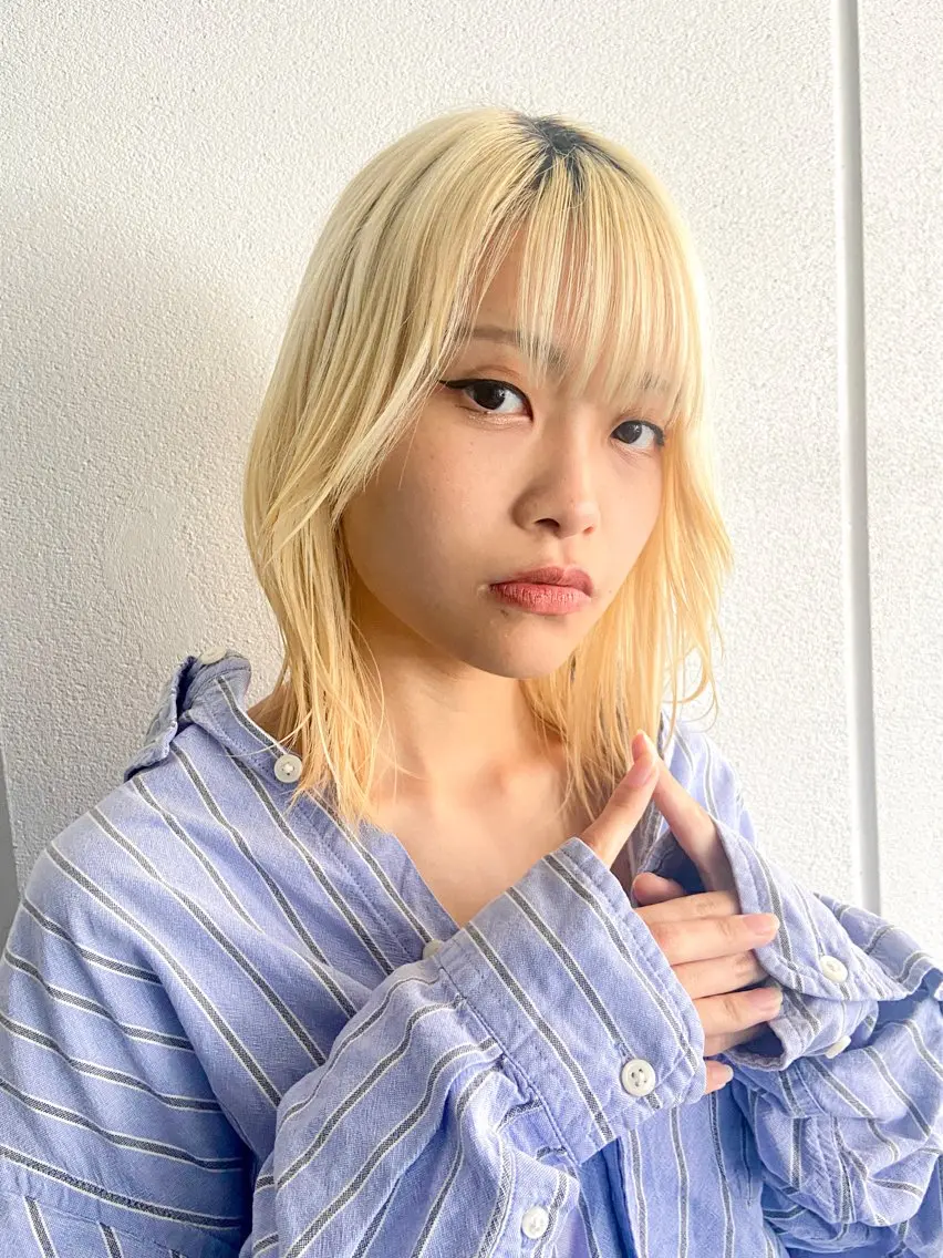 ミディアム レイヤーカット ✨垢抜け×大日イオン ×似合わせ井谷拓馬のヘアスタイル