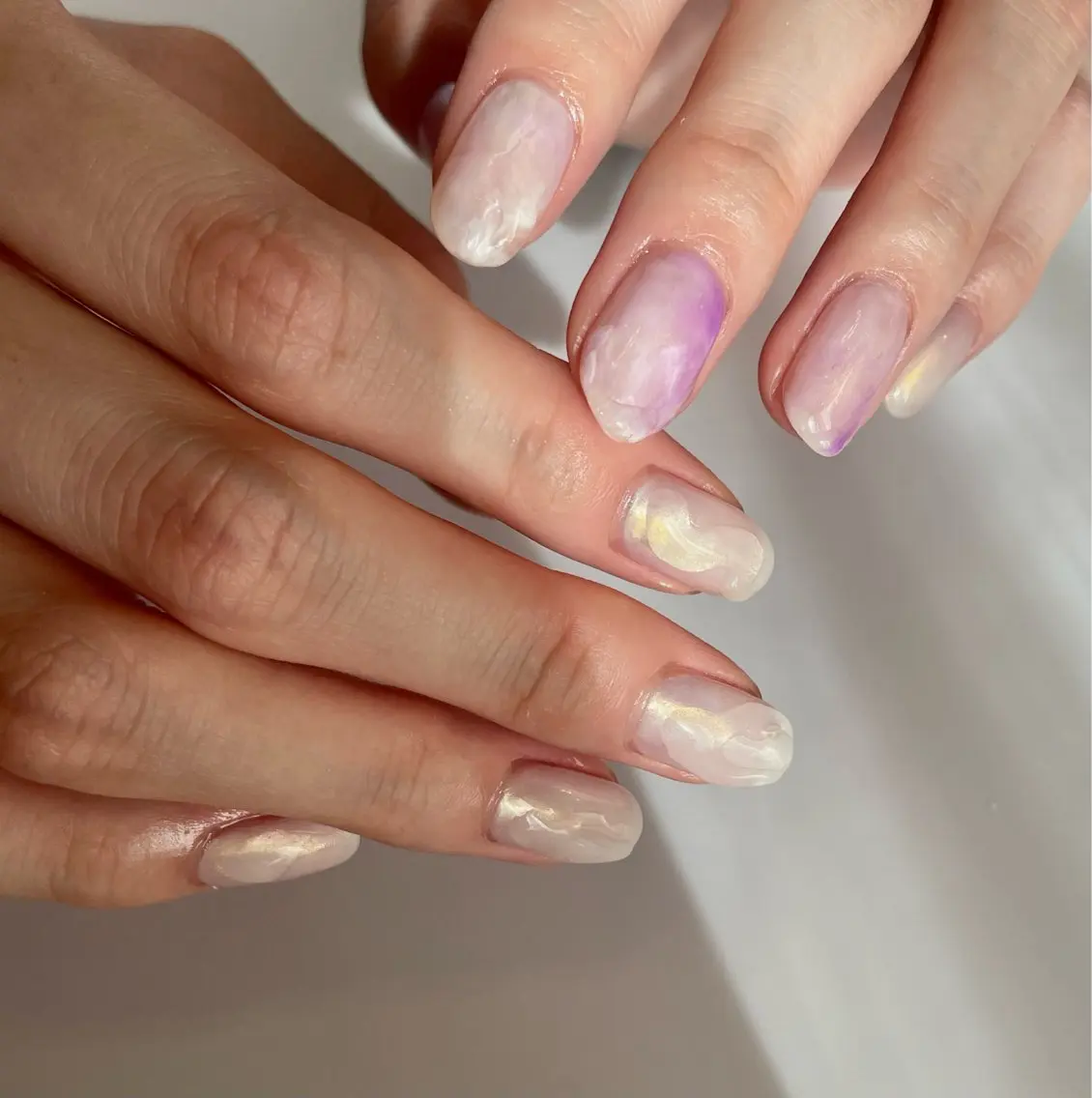 ネイル ニュアンスネイル ハンドネイル ネイリスト Nanaのネイルデザイン