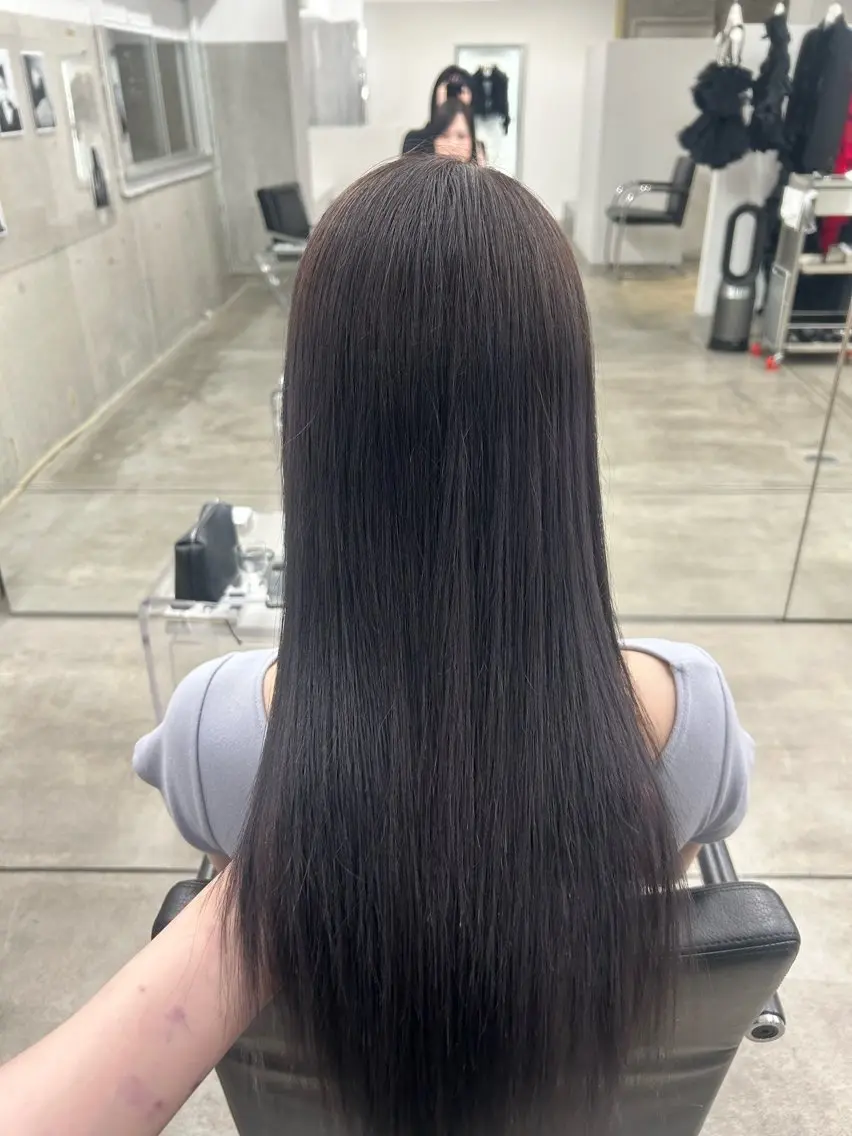 ロング ヘアカラー 北浦 雅のヘアスタイル