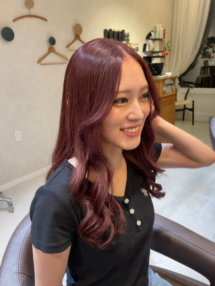 ロング 透明感カラー/大城 かえでのヘアスタイル