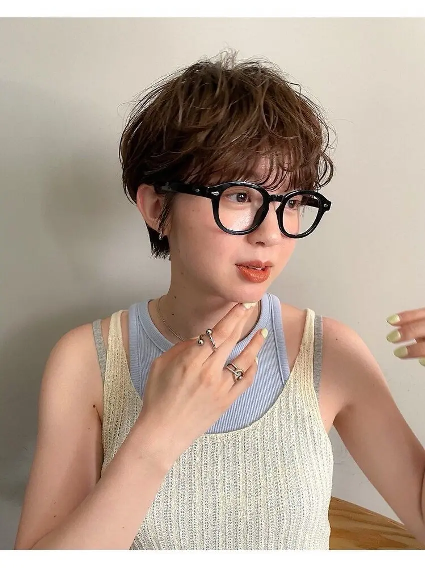 木曜モデル急募‼️ ¥25520→¥5500✨カット+パーマ+トリートメント🌿ショート、ボブ限定!の写真