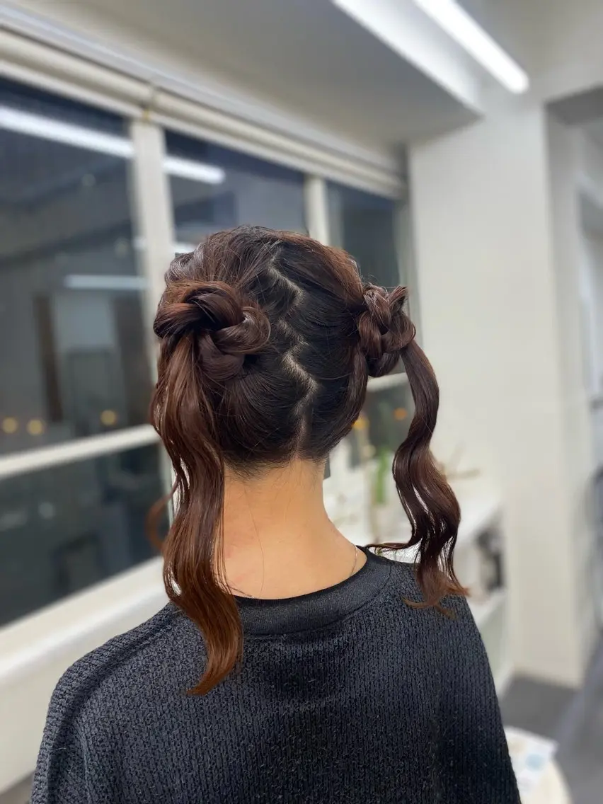 ヘアアレンジ 黒木 千晴のヘアスタイル