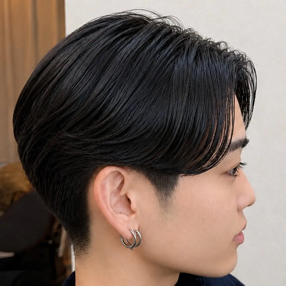 メンズ ニュアンスパーマ🌀 毛流れ🩶イザベラのヘアスタイル