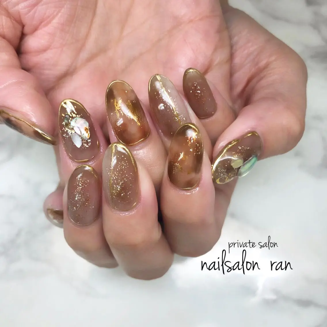 ネイル アニマル柄 持ち込み nailsalon ranのネイルデザイン