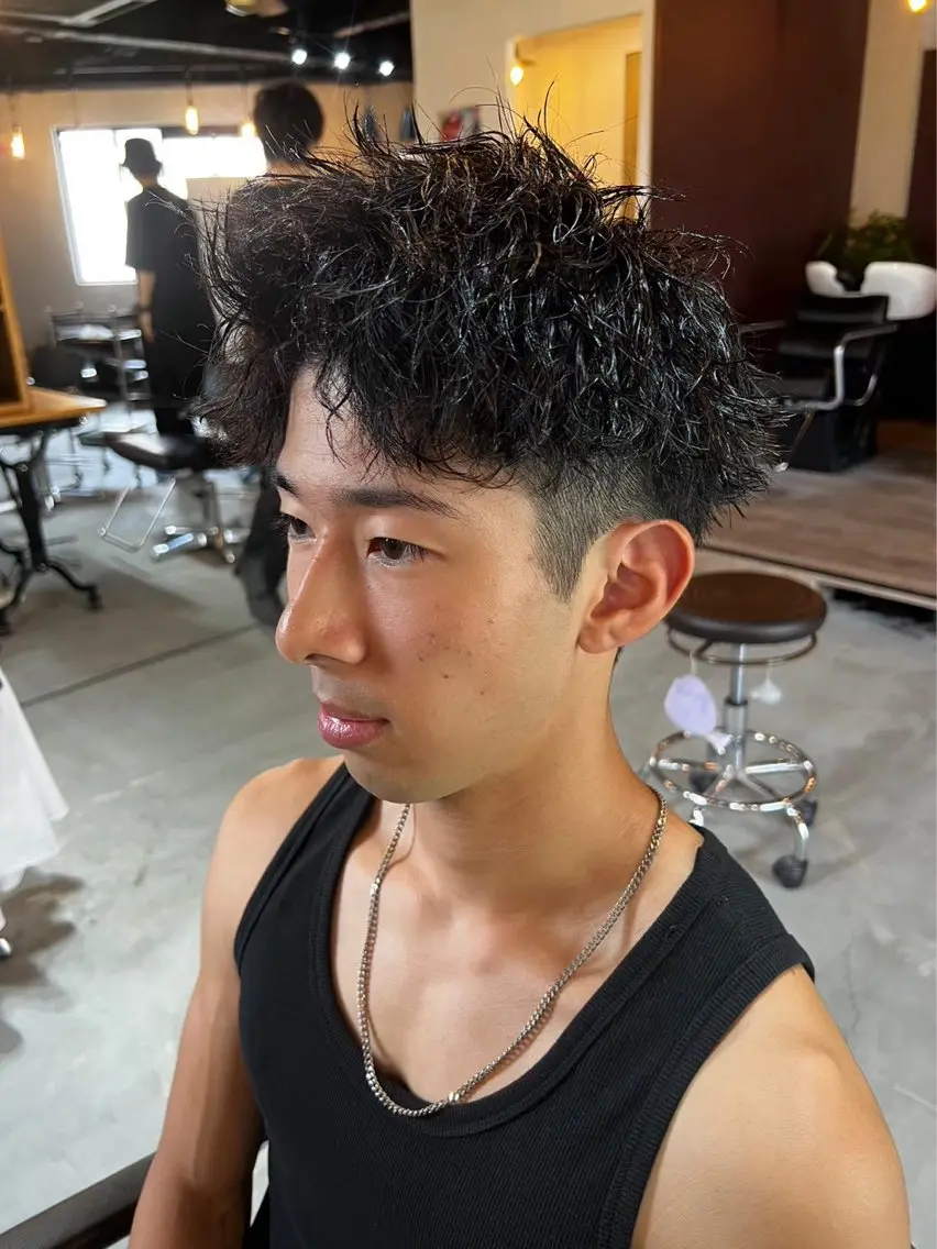 ショート メンズ特化／マッシュ ／ツイスパ　たいせいのヘアスタイル