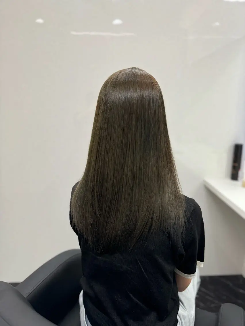 ロング カラー パーマ ヘアアレンジ メンズ メンズブリーチ メンズインナーカラー ブリーチ ケアブリーチ ケアカラー 中山 正洋のヘアスタイル