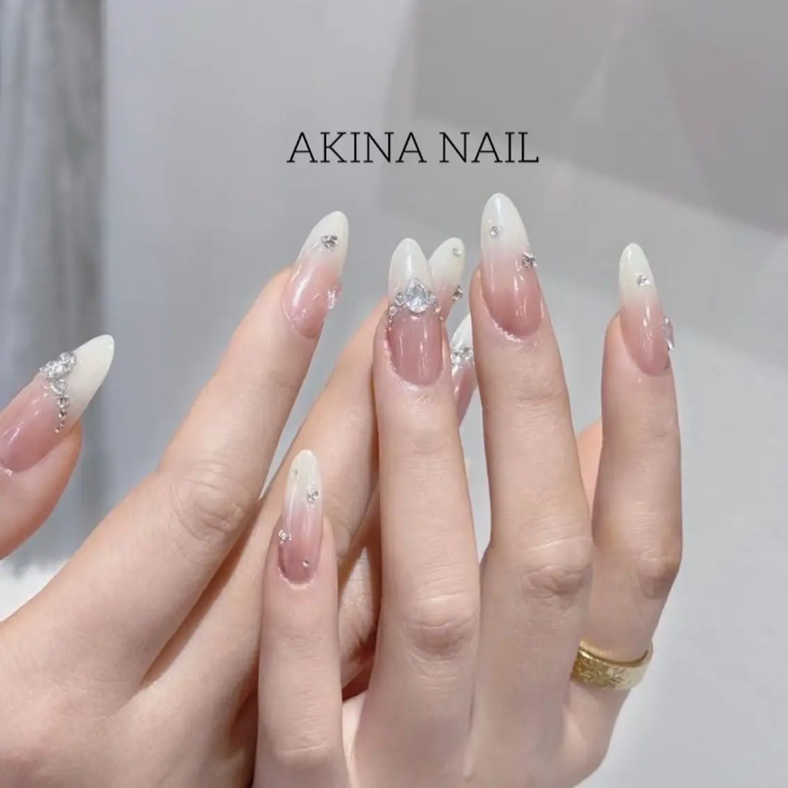 ロング ハンドネイル Akina Nail 亀戸のネイルデザイン