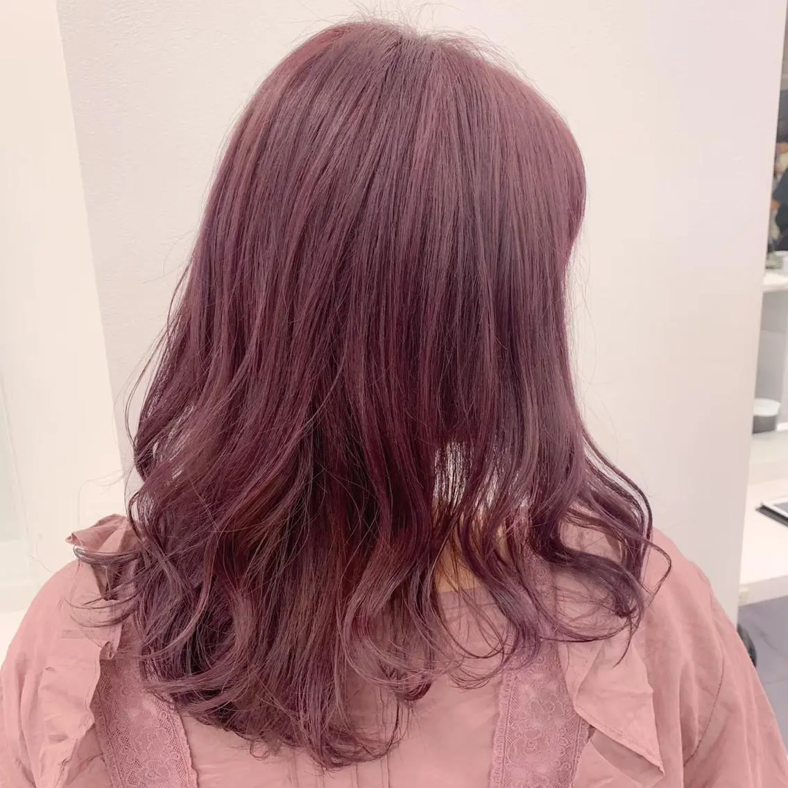 ミディアム カラー ヘアアレンジ ブリーチ ピンクカラー ヘアカラー トリートメント ヘッドスパ ヘアセット 💞あざと可愛い💞 児玉大地のヘアスタイル