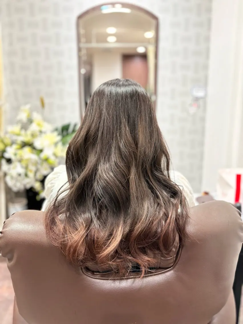 ロング カラー ヘアアレンジ CAP🌷 増田夏実のヘアスタイル