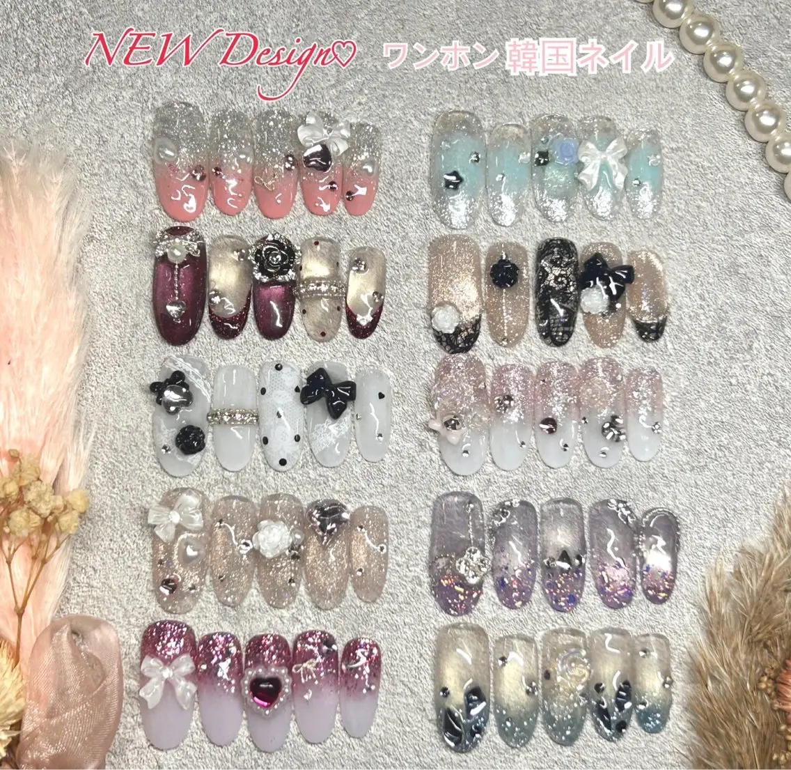 ネイル erina 🐈‍⬛のネイルデザイン