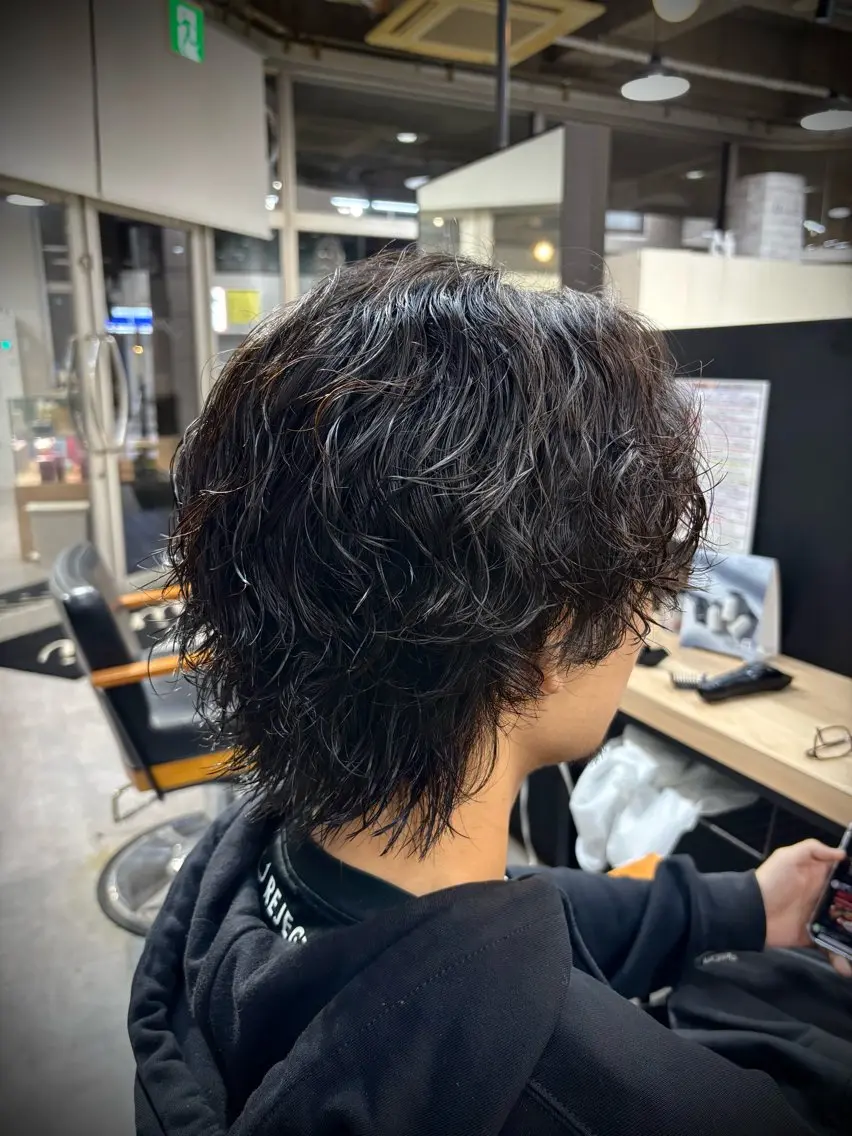 パーマ メンズ カット パーマ Shu ✄﻿/ giinii 横浜のヘアスタイル