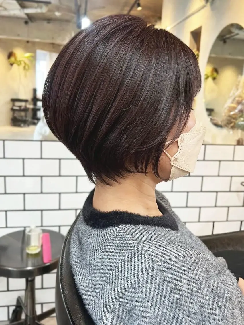 ショート カラー ハイライトカラー ハイライト 髪質改善 ショートヘア カット ヘアカラー トリートメント 内藤　宏紀 tidasmileのヘアスタイル