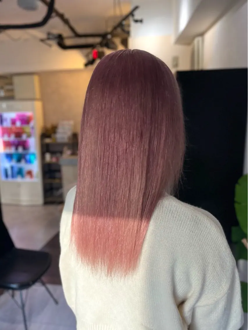 カラー ヘアカラー 💕韓国艶出しヘア /HARUKAのヘアスタイル