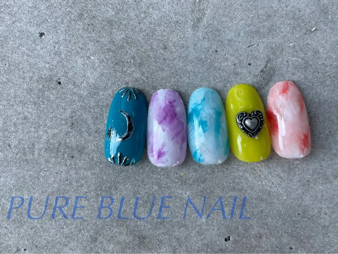 ネイル PURE BLUE NAILのネイルデザイン