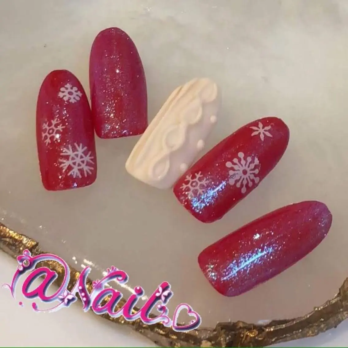 ネイル ネイルチップ 小尾 栞のネイルデザイン