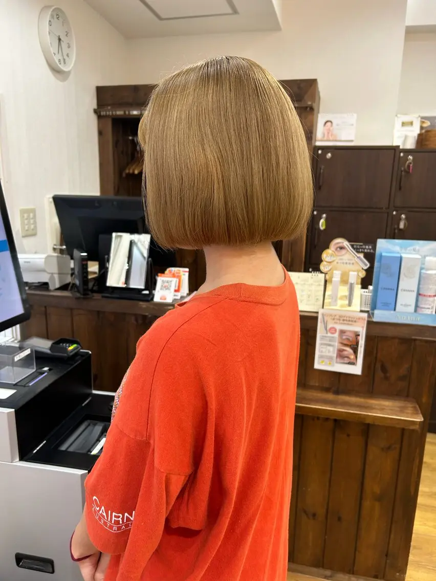 ショート ボブ カット 🦋メンズカット/パ ーマモデル紀輔🦋のヘアスタイル