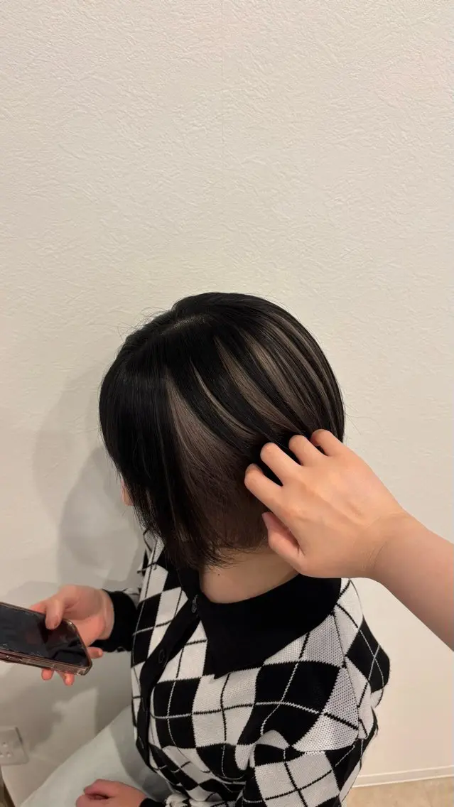ブリーチありダブルカラーの写真