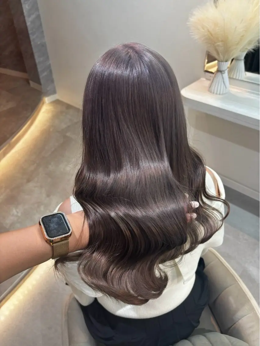 ロング ロング 庄司蒼麻 艶カラー/モデル募集のヘアスタイル