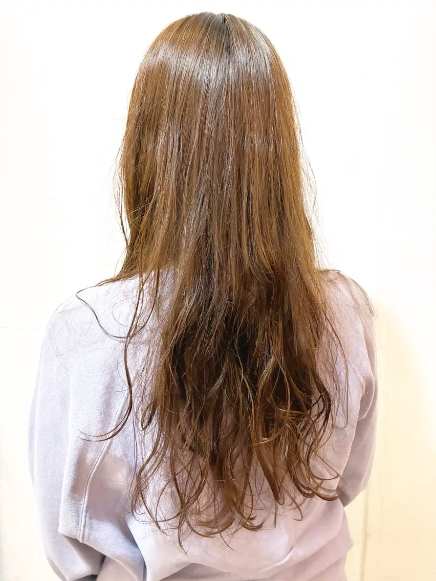 ロング パーマ カット パーマ 🪞パーマ🐾ボブ ロング🌷川原のヘアスタイル