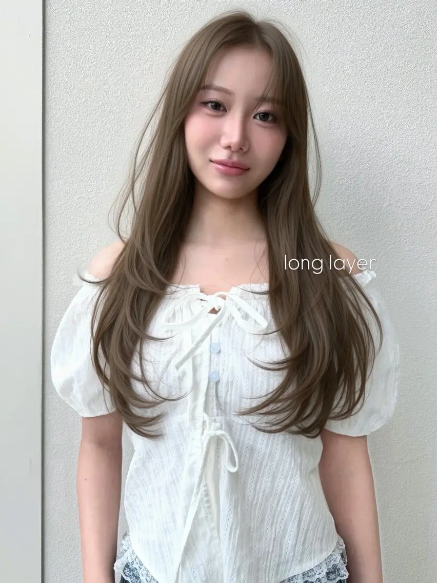 ロング カット トリートメント 今岡 凜也のヘアスタイル