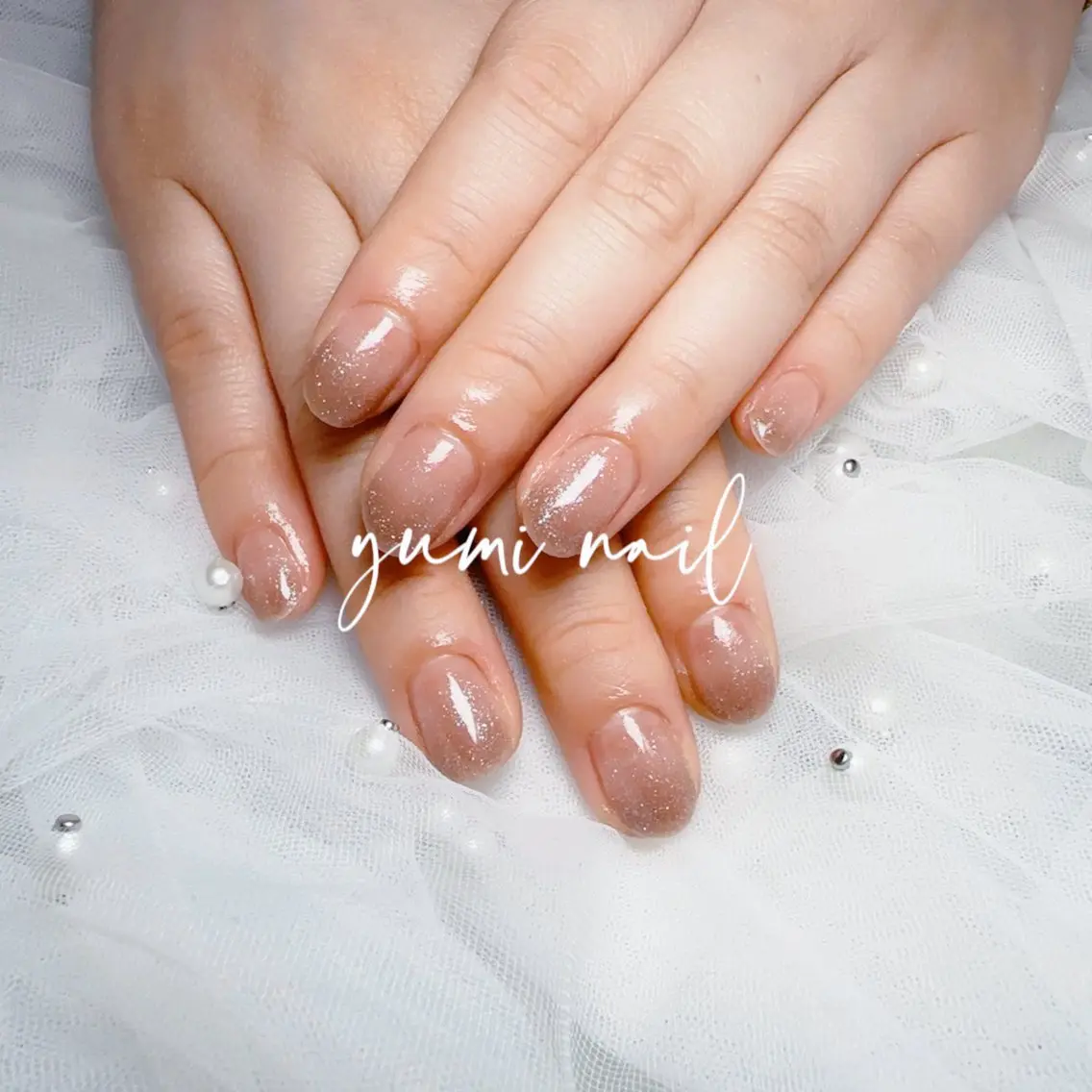 ネイル ハンドネイル 𝐲𝐮𝐦𝐢🎀 長さ出しデザイン専門のネイルデザイン