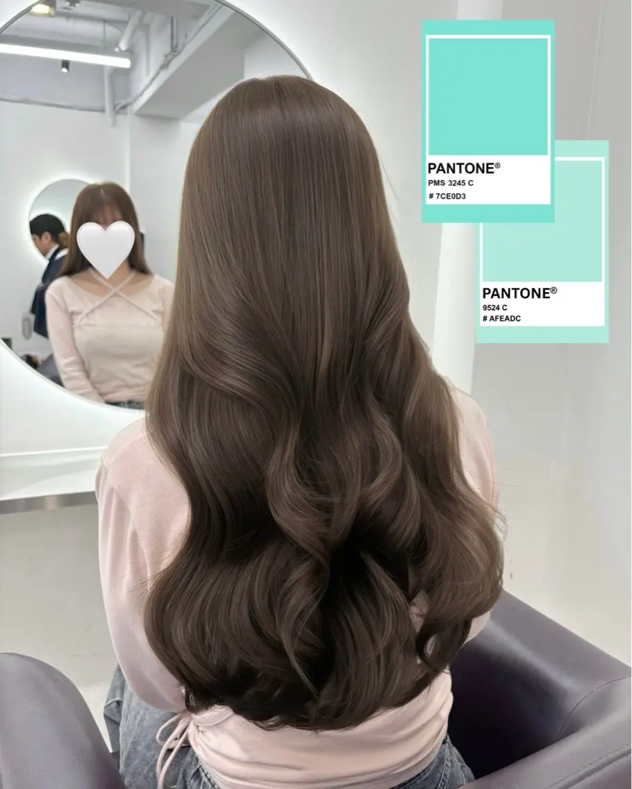 ロング カラー ᥫᩣ韓国/透明感 カラー🫧Irohaのヘアスタイル