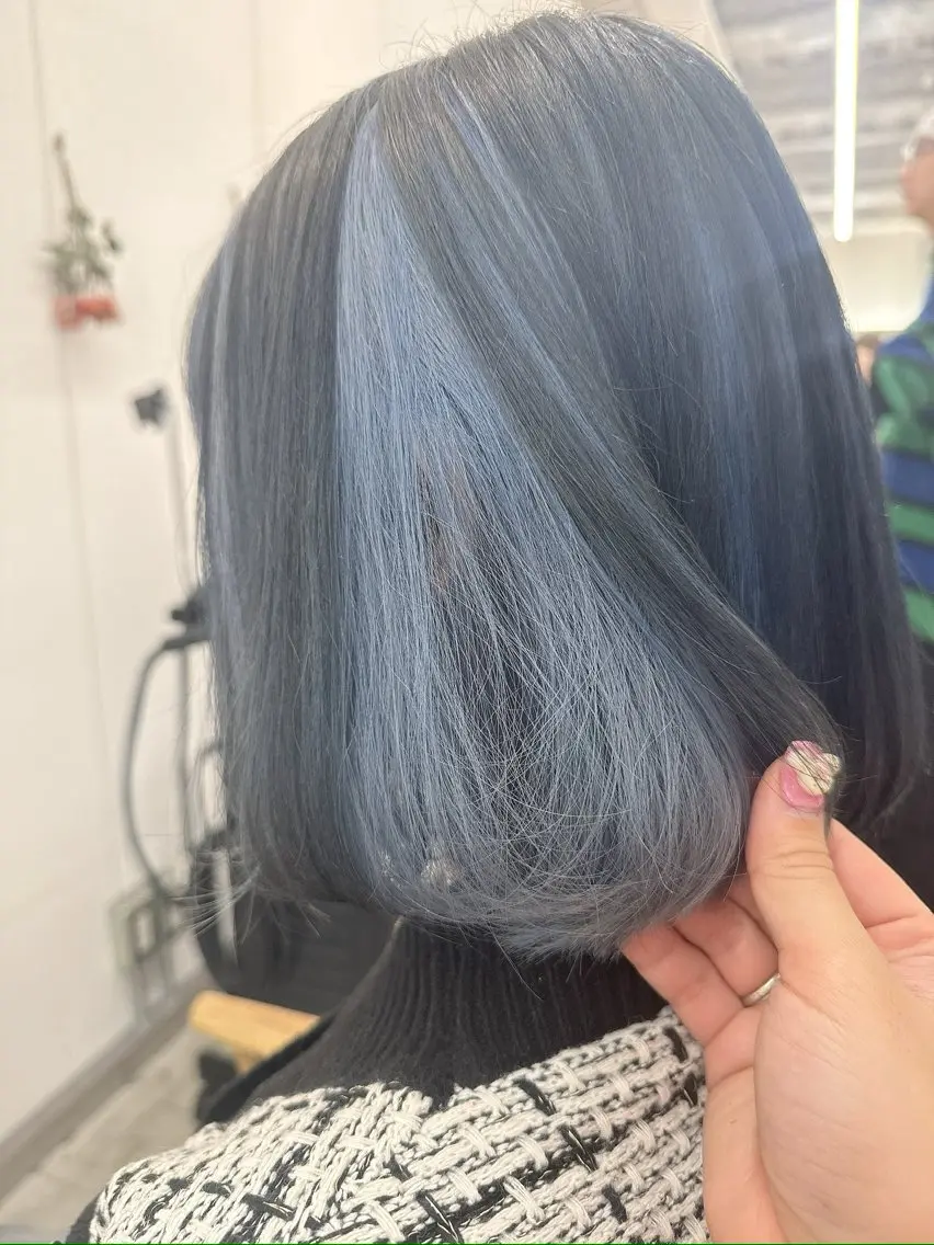 ミディアム カラー カット ヘアカラー トリートメント 🌷花屋併設🌷 西松さらのマツエク・マツパデザイン